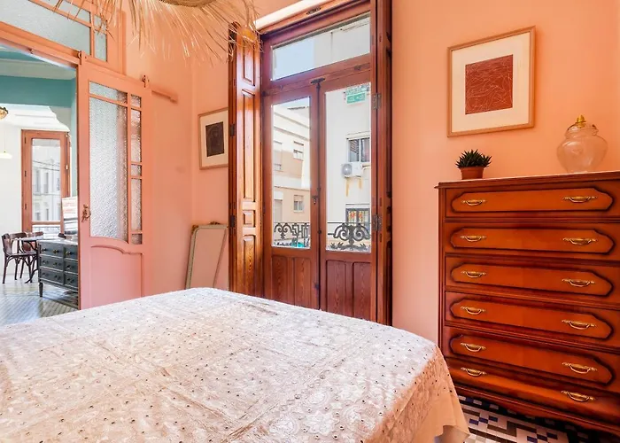 Casa Rosario Cabanyal Flat Near The Beach, High End * Walencja